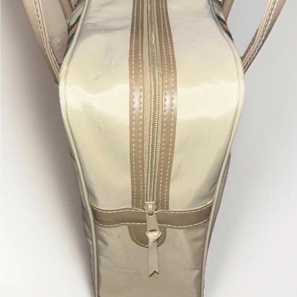 Vintage Aladdin Lunch Bag Insulated Pitcher and Plastic Food Box Tan 12”x10”x5” - Picture 12 of 15